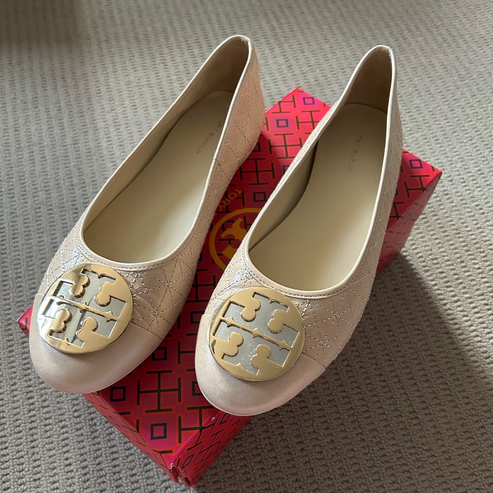 Tory Burch Claire Quilted Ballet Flat